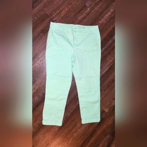 Khakis By Gap in Mint Green